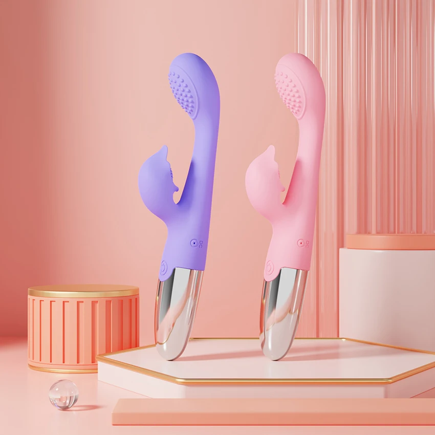 G Spot Dildo Rabbit Vibrator for Women 3 Points Of Stimulation Silicone Waterproof Female Vagina Clitoris Anal Massager Sex Shop