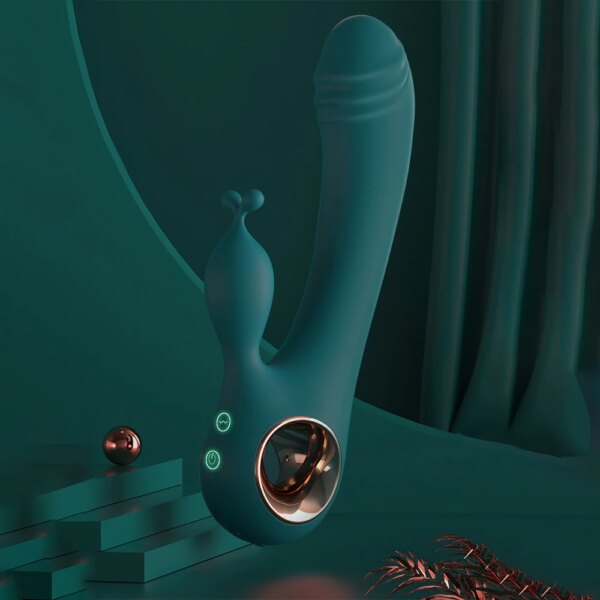 Powerful Vibrator for Women G Spot Rabbit Female Clitoris Stimulator Rechargeable Vibrating Sex Toy
