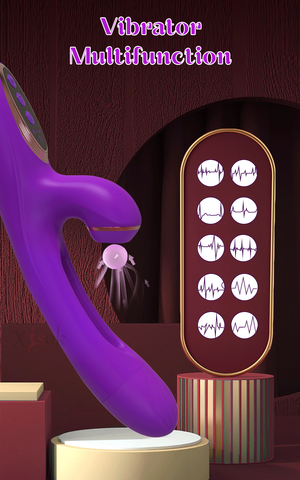 Rabbit Patting Dildo Vibrator for Women Clitoris Nipple Sucking Stimulator Vagina Massager Female Sucker Vibrator Adults Sex Toy