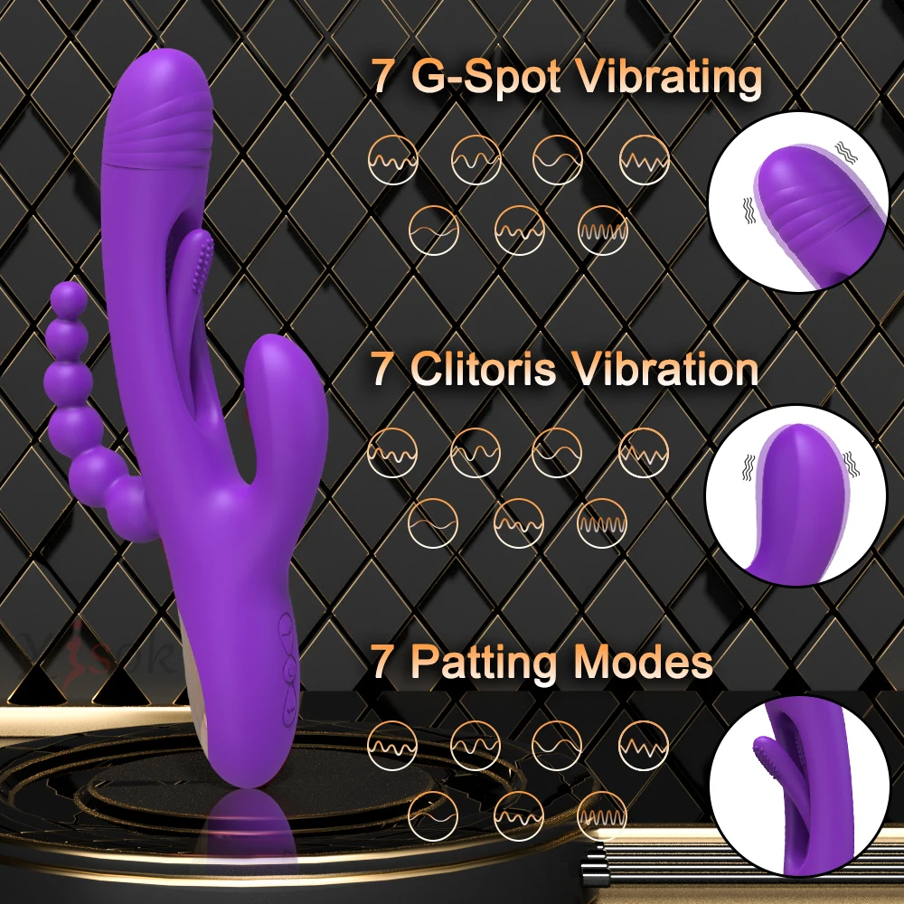 Rabbit Patting Dildo Vibrator for Women Clitoris Nipple Sucking Stimulator Vagina Massager Female Sucker Vibrator Adults Sex Toy Rabbit Patting Dildo Vibrator for Women Clitoris Nipple Sucking Stimulator Vagina Massager Female Sucker Vibrator Adults Sex Toy