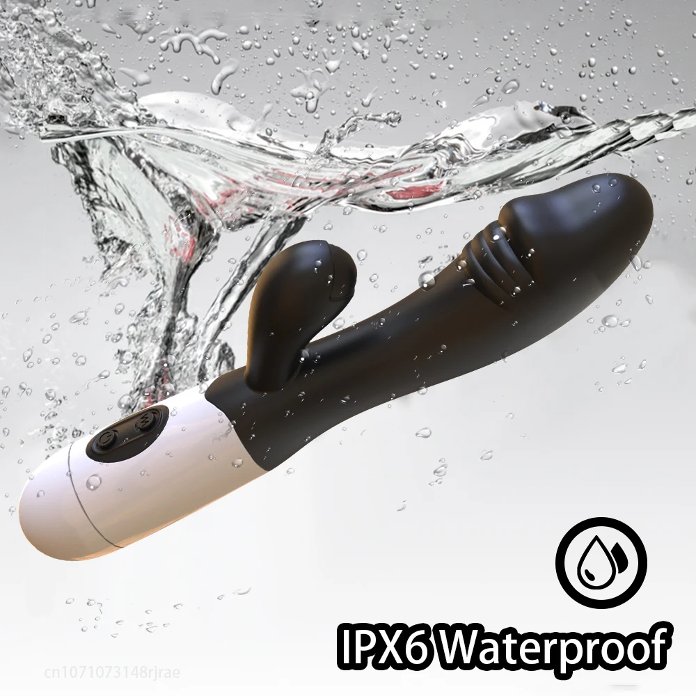 Powerful Rabbit Vibrator for Women G Spot Female Clitoris Stimulator Clit Silent Vibrating Dildo Adult Goods 2024 Best Sex Toy