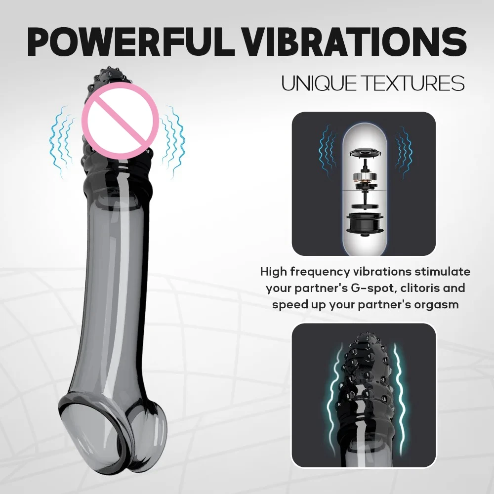 Penis Sleeve Extensions Condom Male Enlargement Delay Vibrators Clits Massager Cock Ring Vibrating Penis Cover Sex Toys For Men Penis Sleeve Extensions Condom Male Enlargement Delay Vibrators Clits Massager Cock Ring Vibrating Penis Cover Sex Toys For Men