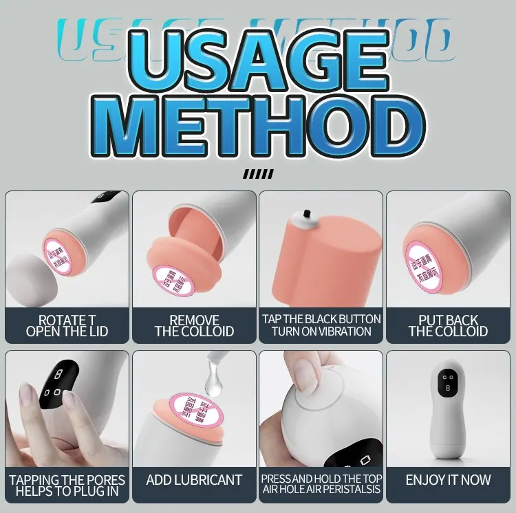 Automatic Sucking Vibrator Male Masturbator Cup Vibration Blowjob Vagina Pocket Pussy Penis Sex Machine Toys for Men Adults 18+