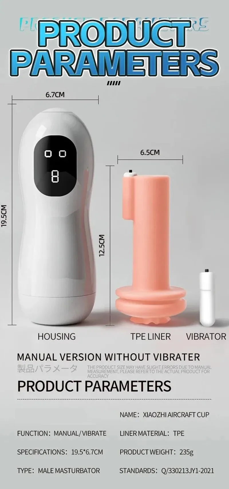 Automatic Sucking Vibrator Male Masturbator Cup Vibration Blowjob Vagina Pocket Pussy Penis Sex Machine Toys for Men Adults 18+