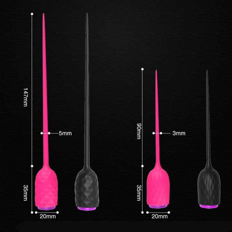 1pc 10 Speed Long Urethral Vibrator Catheter Penis Plug Sex Toys for Men Vibrating Urethra Sound Dilator Massager Dildo Vibrator
