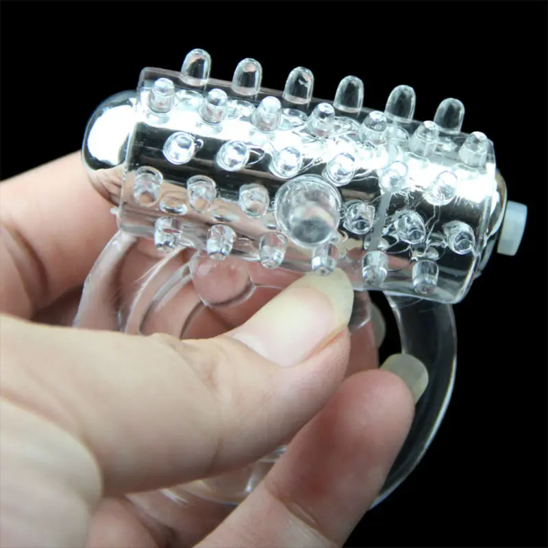 Lasting Vibrators Rings Double CockRing Delay Premature Ejaculation Penis Ball Loop 2Locked Sex Toys Product for Men