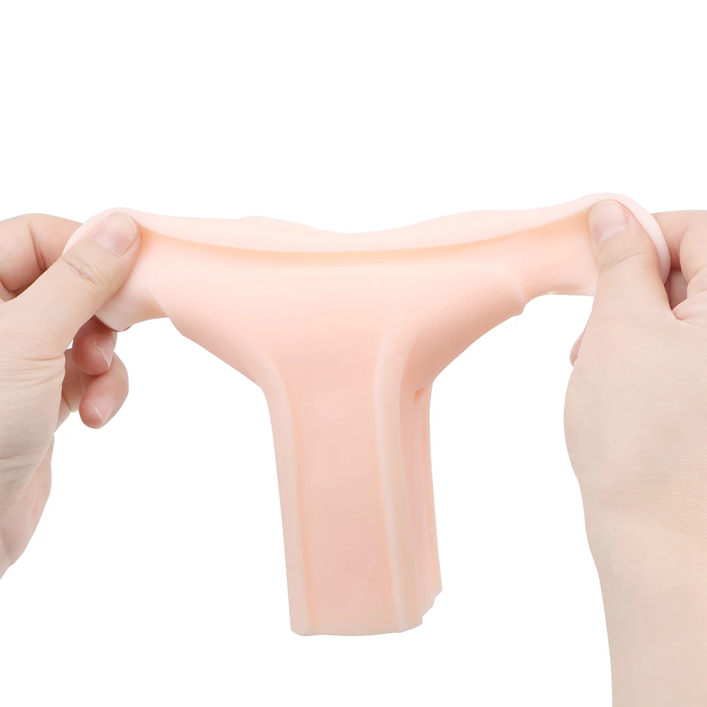 Artificial Vagina Male Glans Stimulate Massager Male Masturbation Cup Real Vagina Sex Toys for Men Adult Products