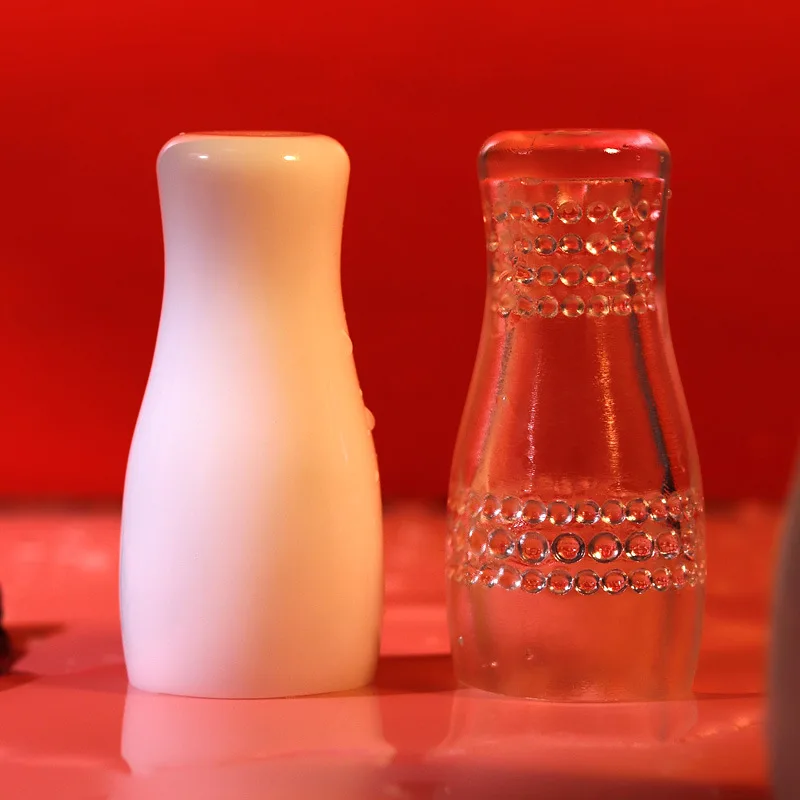 Transparent Male Pocket Masturbators Pussy Artificial Vagina Penis Trainer Massager Portable Masturbation Cup Sex Toys for Men