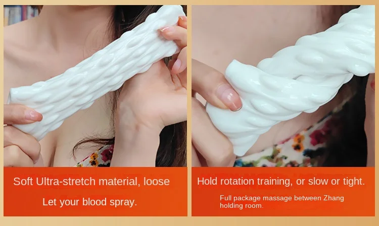 Portable TPE Male Masturbator Manual Glans Penis Trainer Adult Sex Toy for Men Masturbation Cup Intimate Gift Store Couples