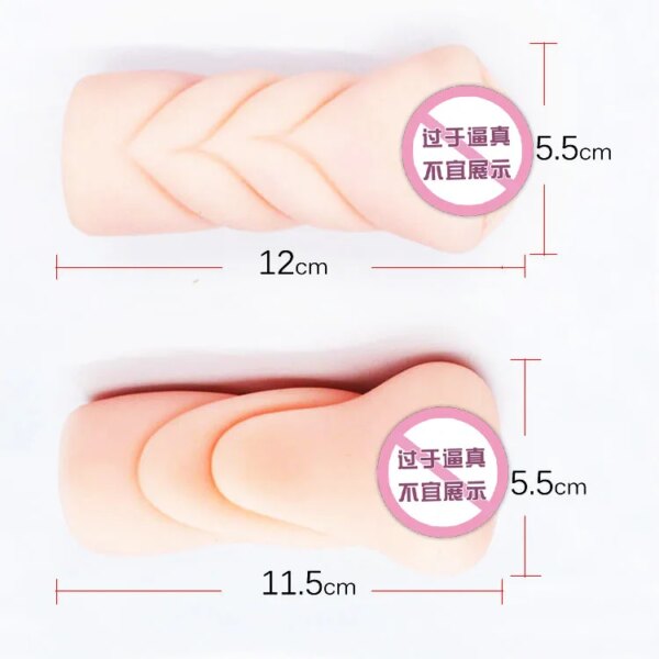4D Realistic Deep Throat Male Masturbator Silicone Artificial Mouth Vagina Anal Erotic Oral Sex Masturbator Sex Toys for Men