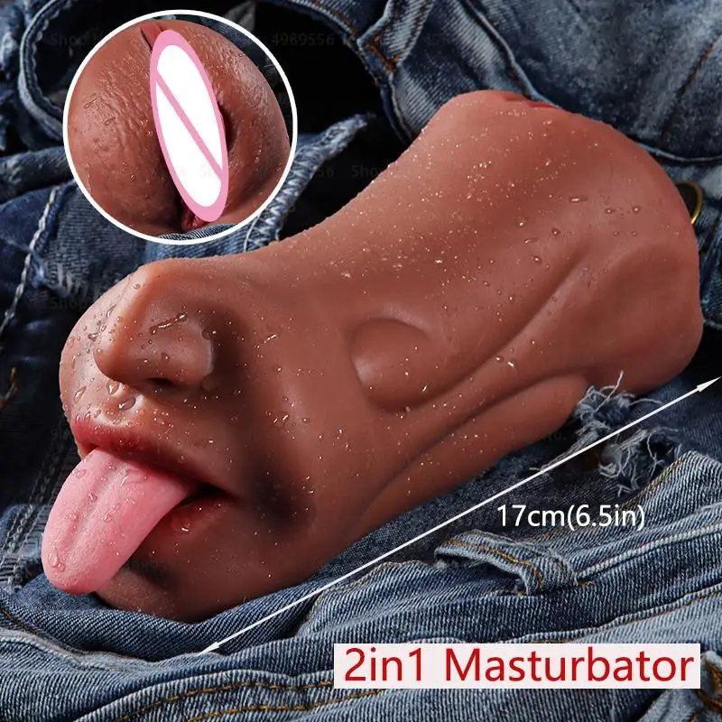 3 In 1 Masturbators For Men Sex Toys Artificial Vagina Anal Mouth Pocket Pusssy Adults Pussy Silicone Male Masturbation Tools