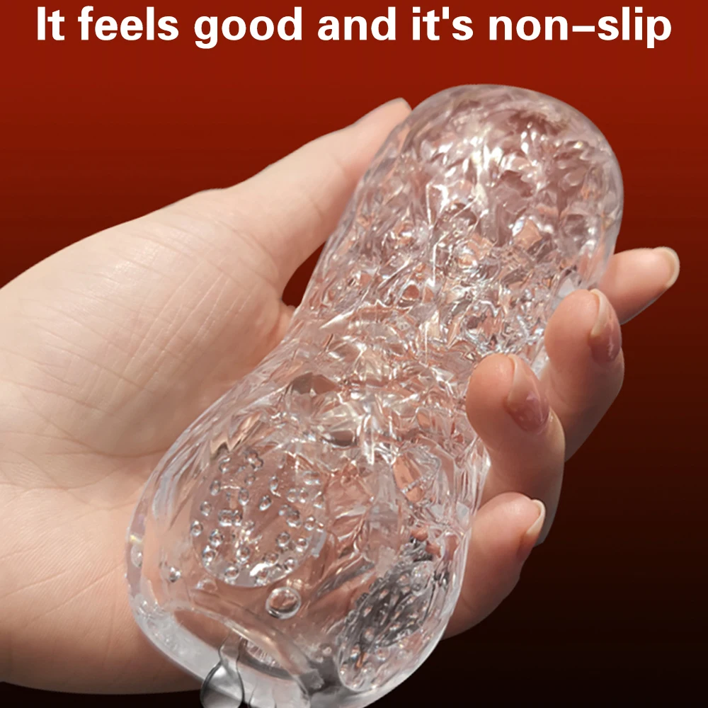 Portable TPE Male Masturbator Manual Glans Penis Trainer Adult Sex Toy for Men Masturbation Cup Intimate Gift Store Couples
