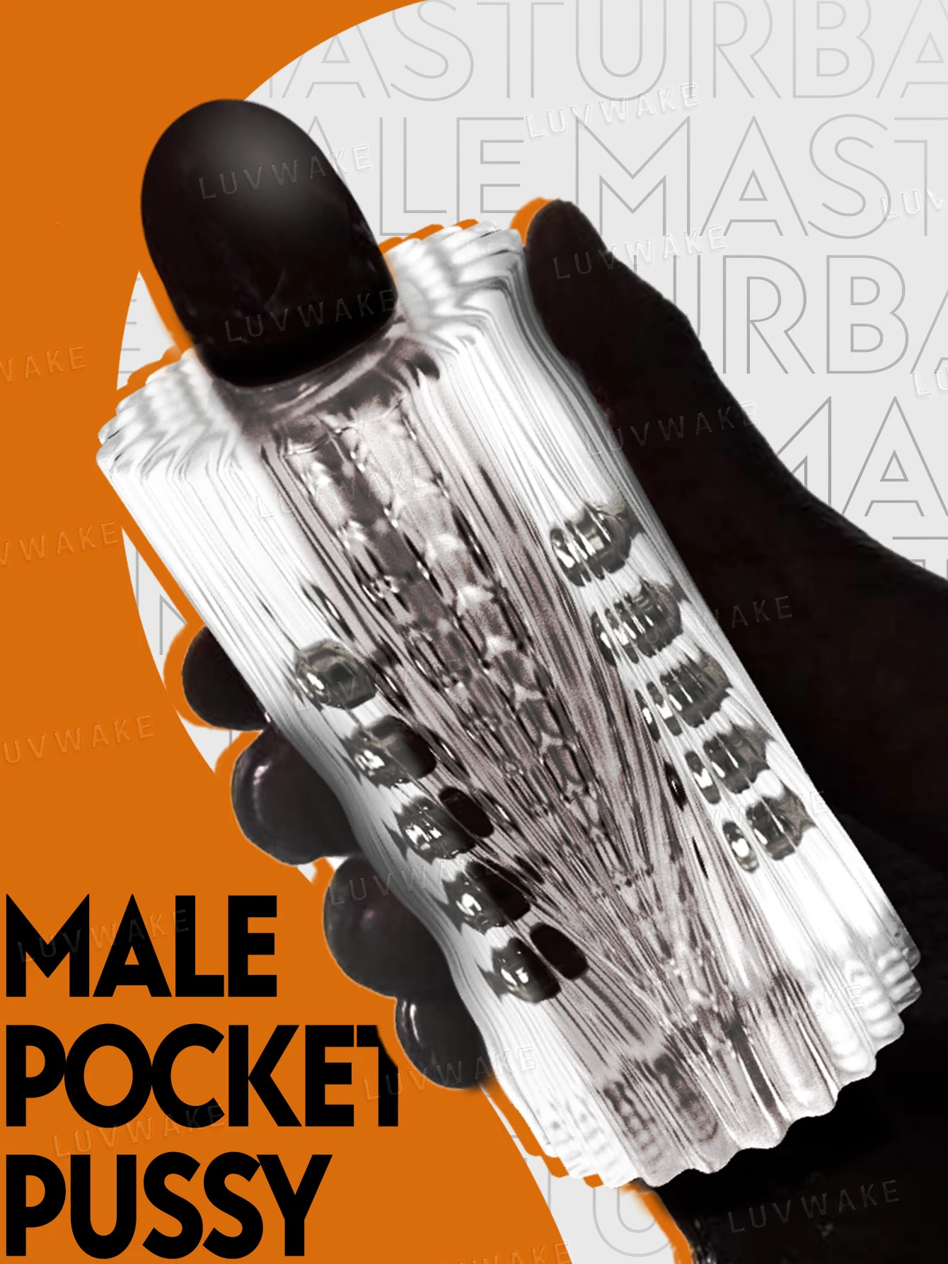 Male Masturbator Pocket Pussy Stroker 3D Textured Masturbation With 15 Handmade Steel Balls Vagina Toy Masturbating for Men