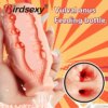 Male Masturbation Cup Milk Bottle Shape Silicone Masturbator Soft Emulational Vaginal Bulge Portable Manual Sex Toys for Man