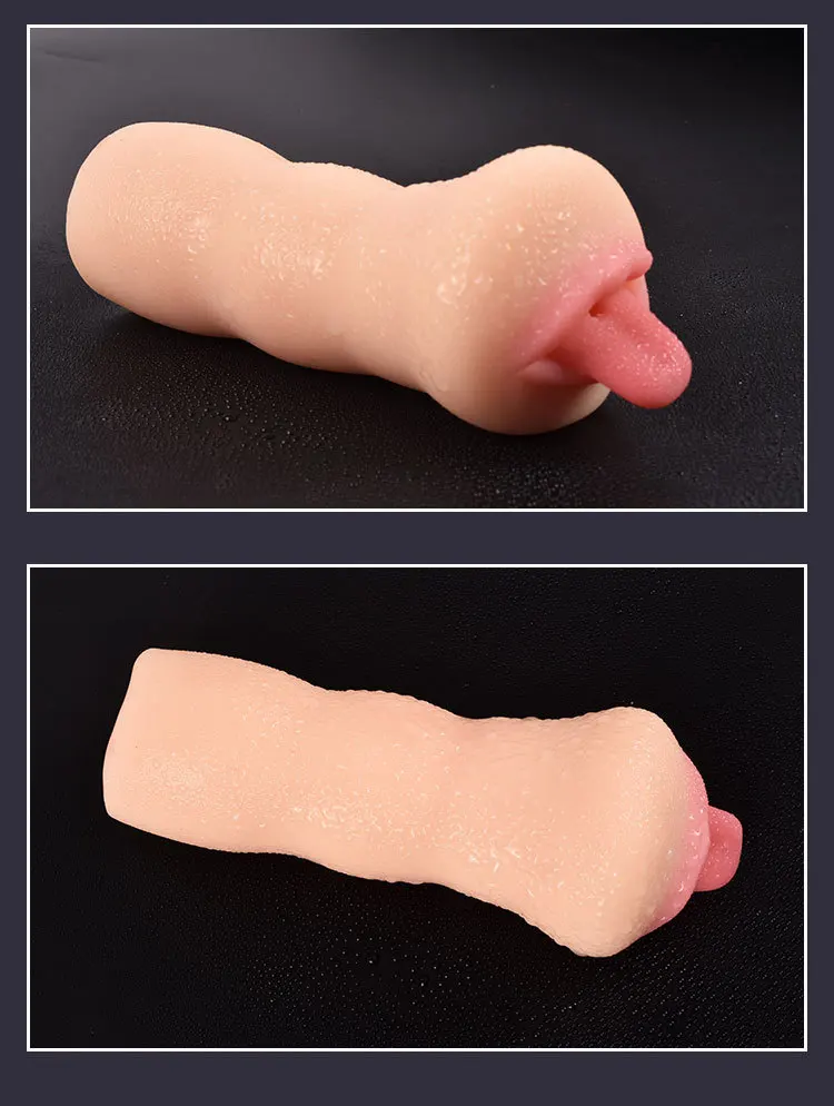 Realistic Vagina Anal Deep Throat Artificial Pussy Oral Male Masturbator Soft Silicone Blowjob Cup Sex Toys For Men Adult Games