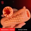 Male Masturbator Cup Manual Silicone Portable Sucking Airplane Cup Soft Vagina Blowjob Pocket Pussy Masturbation Sex Toy For Men