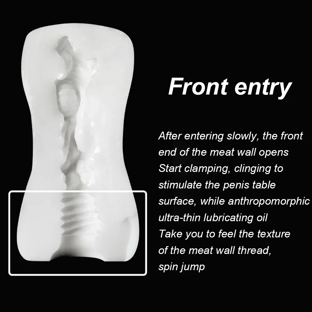 TPE Male Masturbation Cup Vagina Egg Penis Massage Manual Glans Penis Trainer Blowjob Toy Stimulator Penis Pocket Sex Toy Adults
