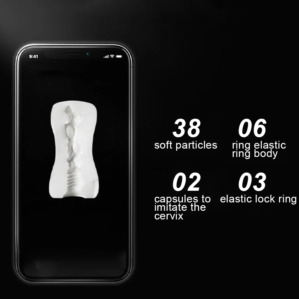 TPE Male Masturbation Cup Vagina Egg Penis Massage Manual Glans Penis Trainer Blowjob Toy Stimulator Penis Pocket Sex Toy Adults