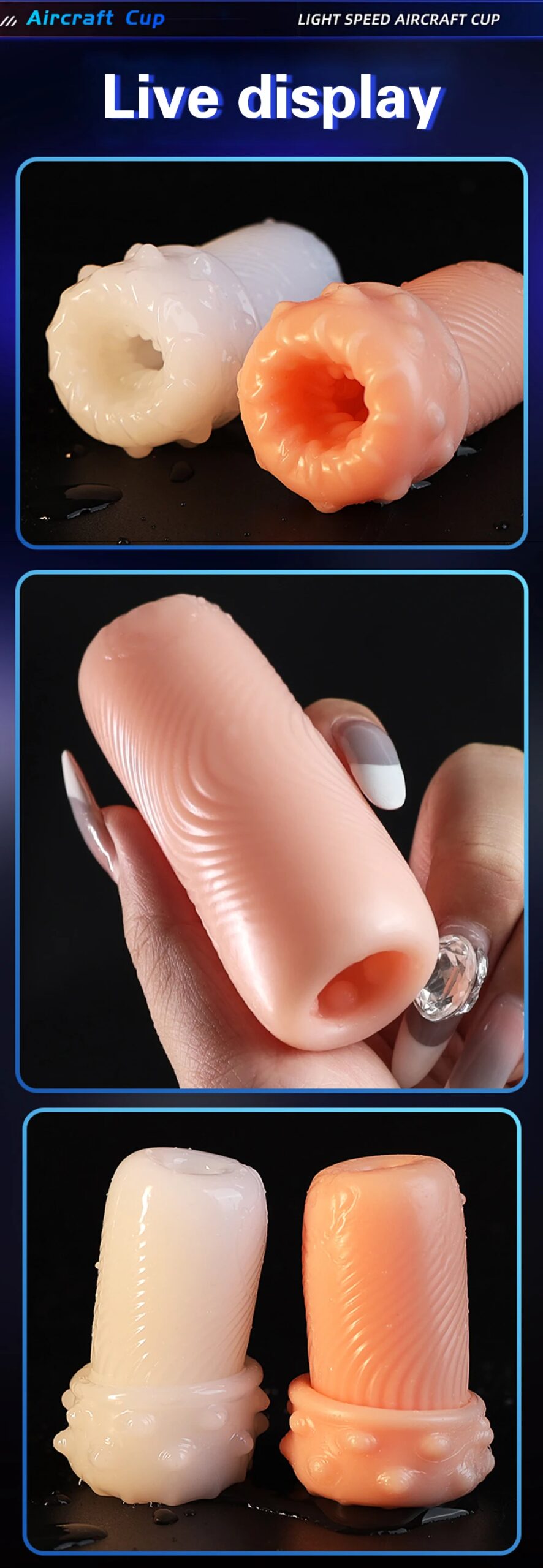 Portable TPE Male Masturbator Manual Glans Penis Trainer Adult Sex Toy for Men Masturbation Cup Intimate Gift Store Couples
