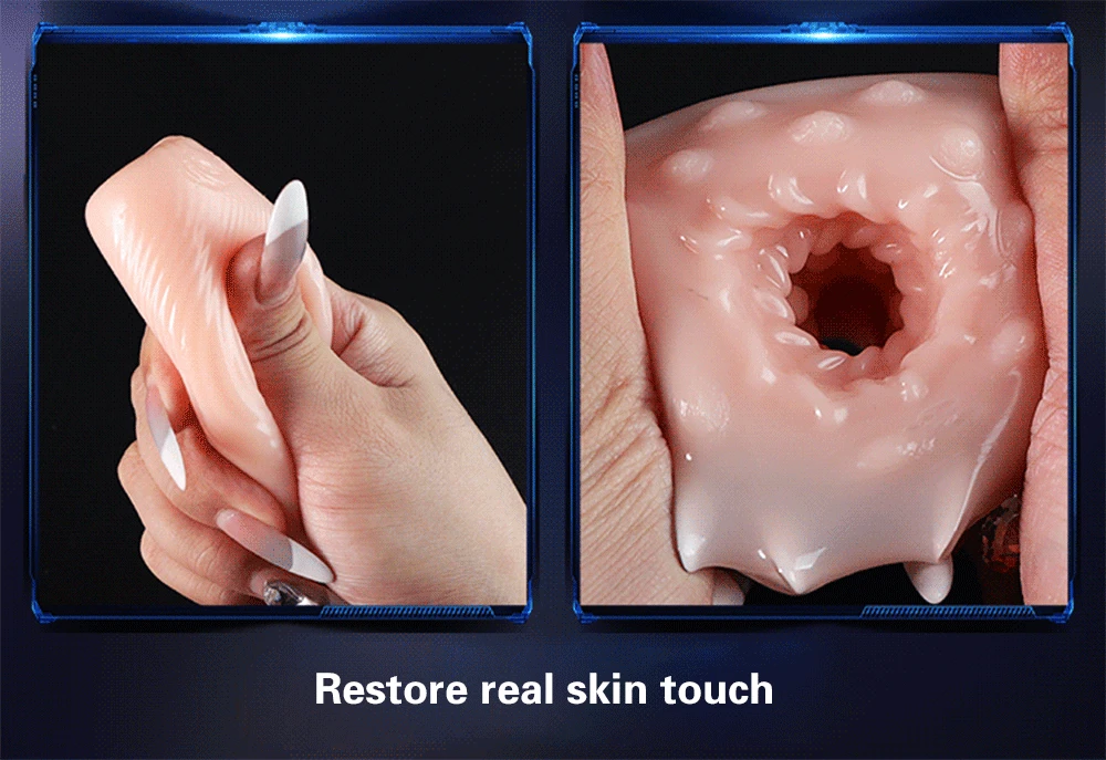 Portable TPE Male Masturbator Manual Glans Penis Trainer Adult Sex Toy for Men Masturbation Cup Intimate Gift Store Couples