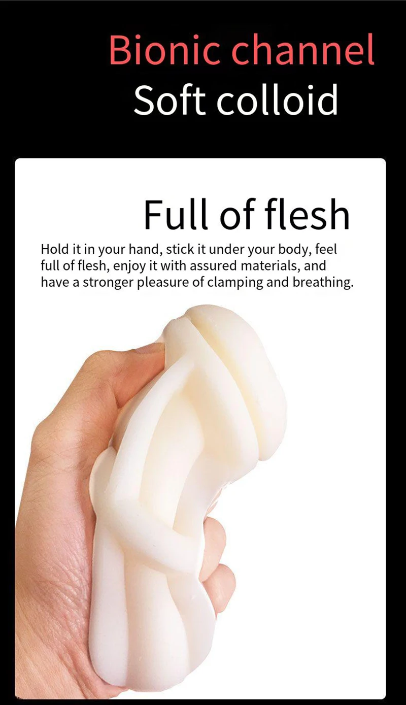 Manual Airplane Cup Vagina Anal Male Masturbation Device Dildo Cock Dick Massager Penis Sucking Exerciser Adult Sex Toys for Men