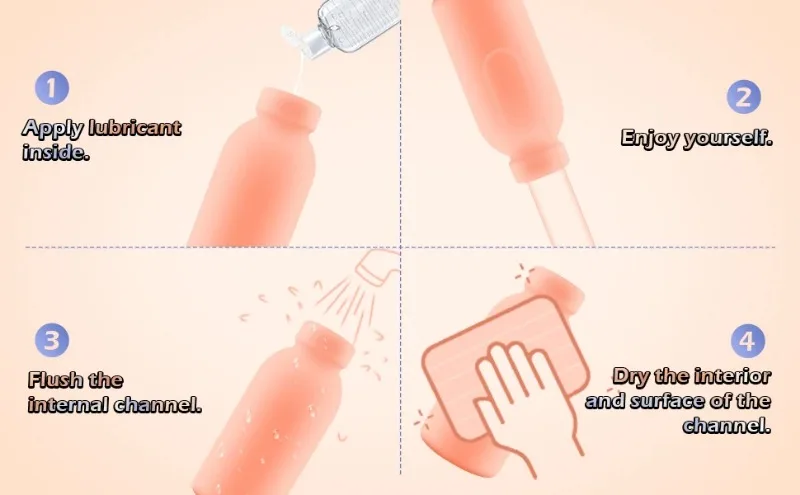 Male Masturbation Cup Milk Bottle Shape Silicone Masturbator Soft Emulational Vaginal Bulge Portable Manual Sex Toys for Man