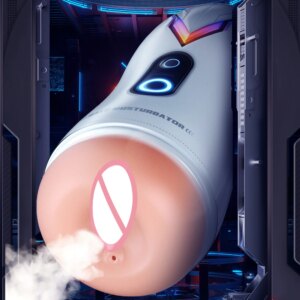 Male Manual Masturbator Cup Realistic Vaginal Anus Dual Channel Vacuum Sucking Blowjob Pocket Masturbation Sex Toy for Men Adult