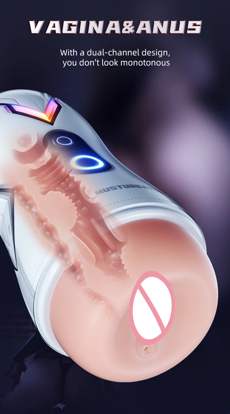 Male Manual Masturbator Cup Realistic Vaginal Anus Dual Channel Vacuum Sucking Blowjob Pocket Masturbation Sex Toy for Men Adult Male Manual Masturbator Cup Realistic Vaginal Anus Dual Channel Vacuum Sucking Blowjob Pocket Masturbation Sex Toy for Men Adult