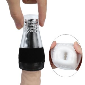 Male Masturbator Cup Glans Sucking Realistic Pussy TPE Artificial Vagina Penis Massage Erotic with Mesh Delay Ejaculation 2023