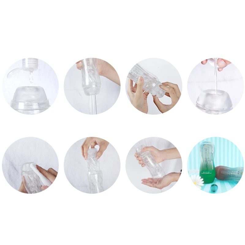 Manual Men Masturbator Cup Soft Pussy Sex Toys Transparent Vagina Adult Endurance Exercise Sex Toy Vacuum Pocket Cup for Male Manual Men Masturbator Cup Soft Pussy Sex Toys Transparent Vagina Adult Endurance Exercise Sex Toy Vacuum Pocket Cup for Male