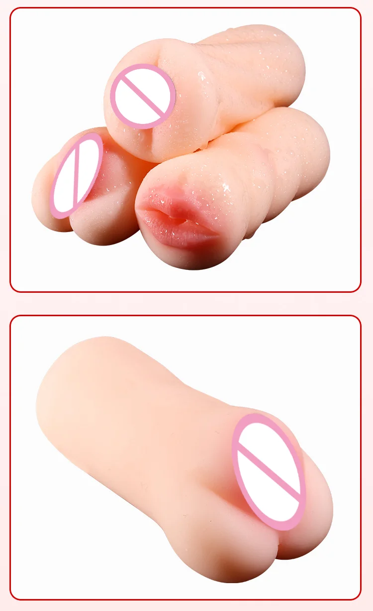 Vagina for Men Sex Toys 4D Realistic Anal Oral Deep Throat Male Masturbator Silicone Artificial Mouth Erotics Anus 남성 자동 자위기구
