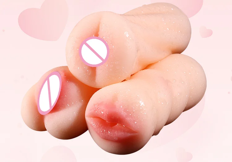 Vagina for Men Sex Toys 4D Realistic Anal Oral Deep Throat Male Masturbator Silicone Artificial Mouth Erotics Anus 남성 자동 자위기구