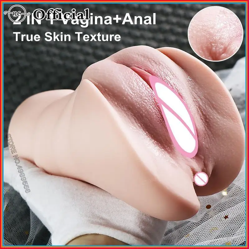 Realistic Vagina For Man Realistic Skin Woman Vagina Male Masturbator Deep Throat Pocket Pussy Sucking Cup Adult Toys for Man