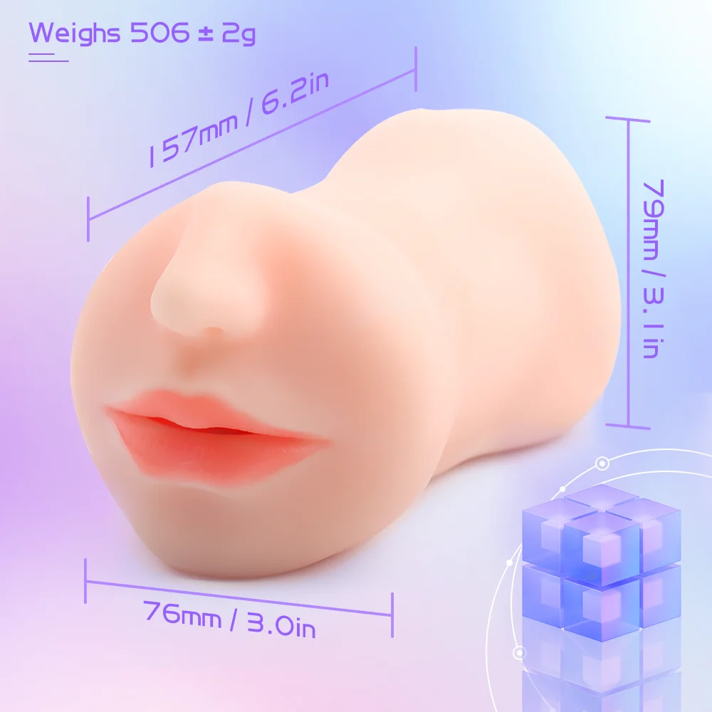 3 in 1 artificial pussy realistic male Pocket Pussy deep throat Mouth vagina pussy sex toys for men