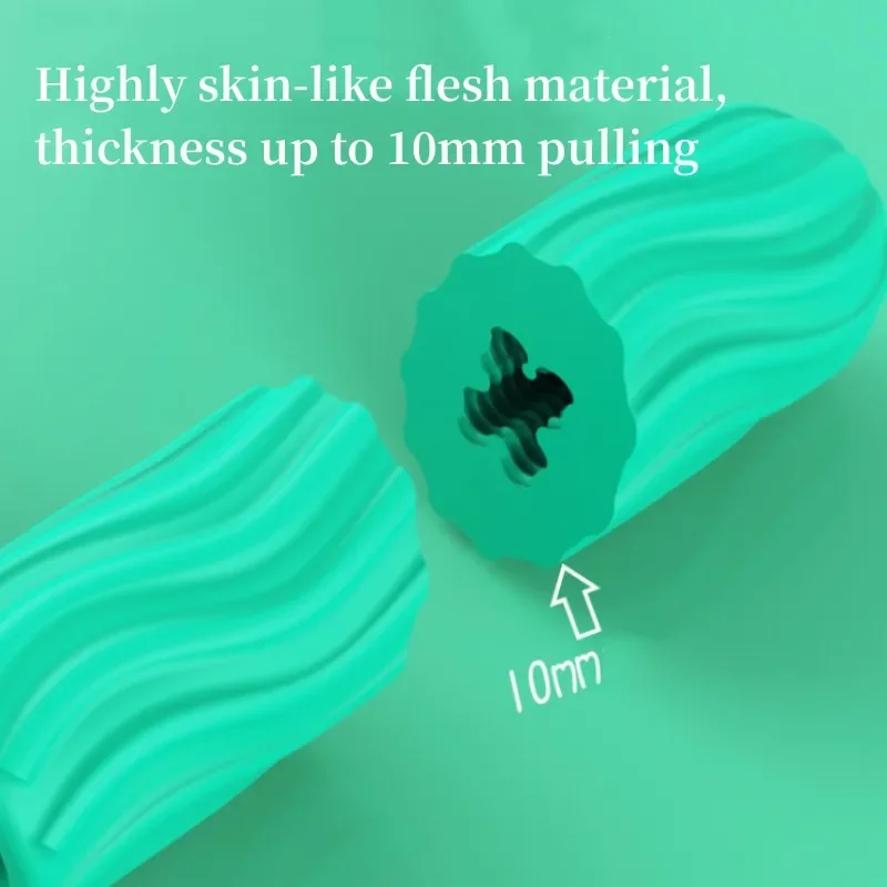 Male Masturbator Cup Manual Silicone Portable Sucking Airplane Cup Soft Vagina Blowjob Pocket Pussy Masturbation Sex Toy For Men