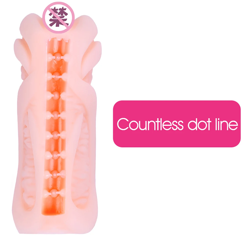 Silicone Male Masturbation Cup Realistic Artificial Vagina Anime Simulation Pocket Pussy Aircraft Cup Hip Model Sex Toys For Men