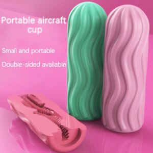 Portable Male Masturbator Manual Glans Penis Trainer Adult Sex Toy for Men Masturbation Cup Intimate Gift Store Couples