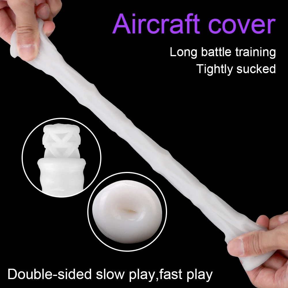 OLO Dual Channel Artificial Vagina Blowjob TPE Male Masturbator Adult Products Sex Toys for Men