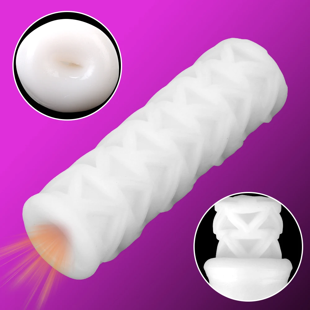 OLO Dual Channel Artificial Vagina Blowjob TPE Male Masturbator Adult Products Sex Toys for Men