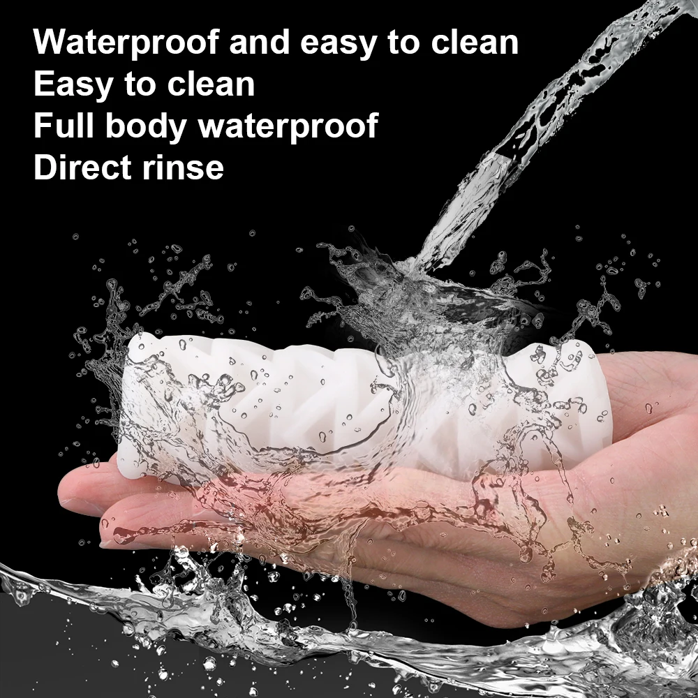 OLO Dual Channel Artificial Vagina Blowjob TPE Male Masturbator Adult Products Sex Toys for Men