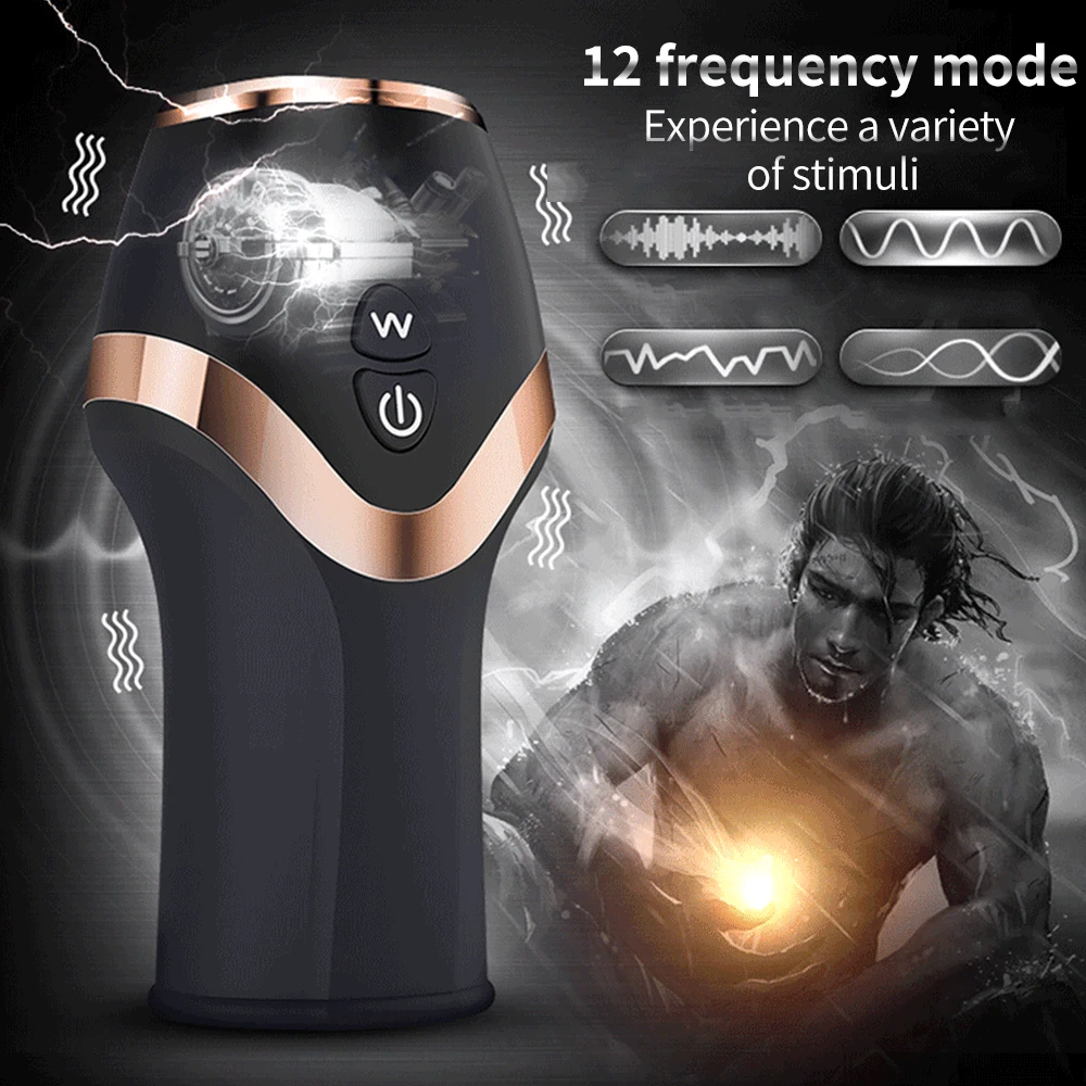 New 12 Frequency Auto Suck Adult Toys Vibrator Glans Penis Training USB Charge Masturbation Device Erotic Sex Toys for Men Male New 12 Frequency Auto Suck Adult Toys Vibrator Glans Penis Training USB Charge Masturbation Device Erotic Sex Toys for Men Male