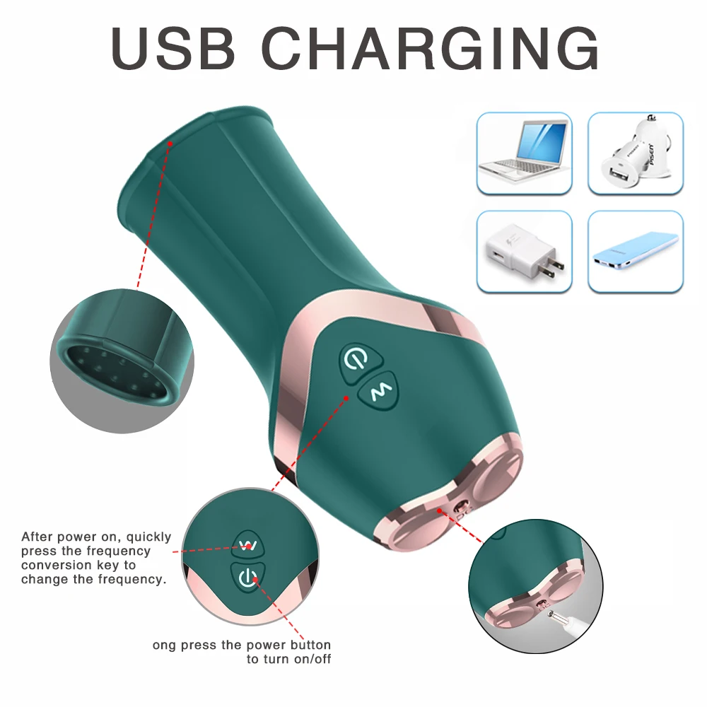 New 12 Frequency Auto Suck Adult Toys Vibrator Glans Penis Training USB Charge Masturbation Device Erotic Sex Toys for Men Male New 12 Frequency Auto Suck Adult Toys Vibrator Glans Penis Training USB Charge Masturbation Device Erotic Sex Toys for Men Male