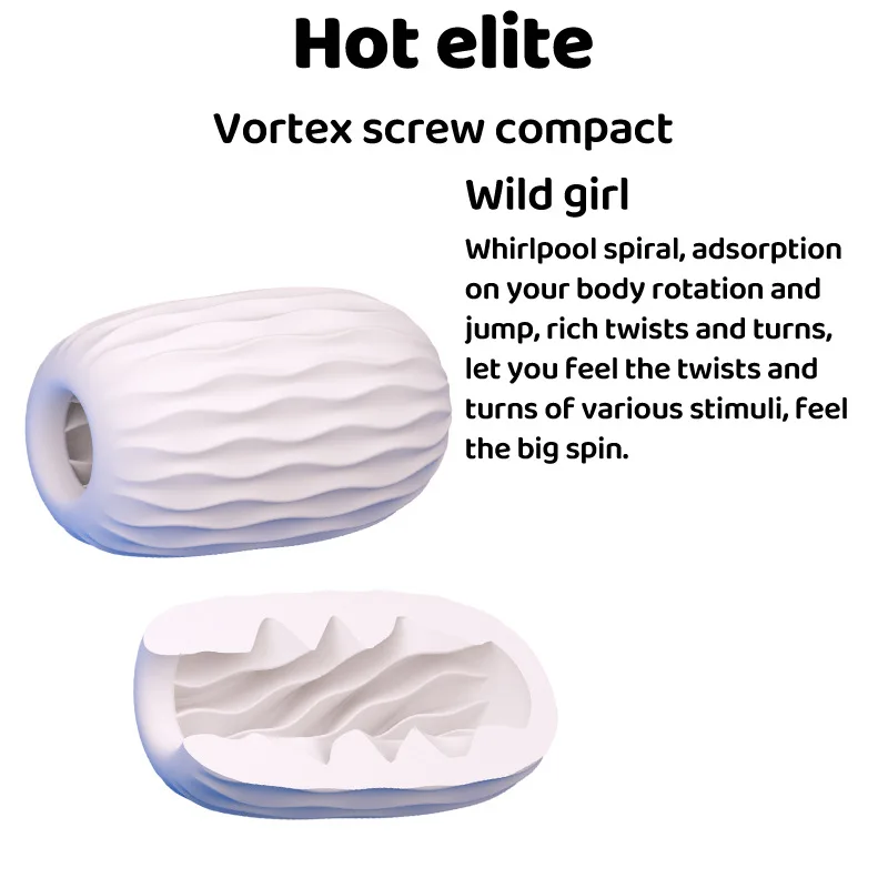 Manual Capsule Portable Men's Masturbation Cup Exercise JJ Trainer Adult Sexual Supplies Penis Massager Realistic Vagina 18