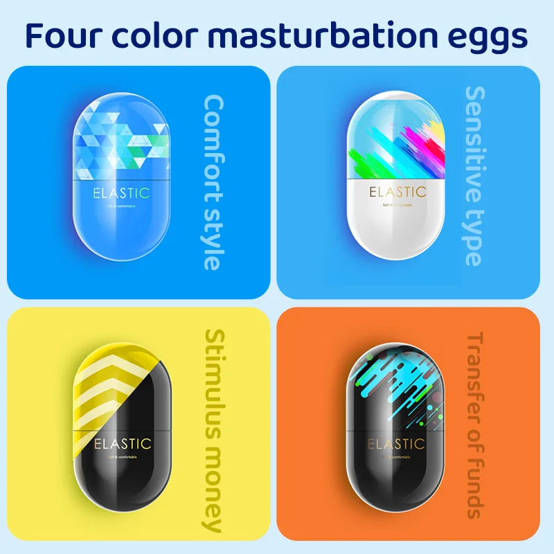 Manual Capsule Portable Men's Masturbation Cup Exercise JJ Trainer Adult Sexual Supplies Penis Massager Realistic Vagina 18