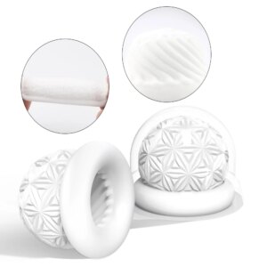 New Male Masturbator Vibrator Mini Soft Silicone Jelly Masturbator Cup Disposable Male Manual Transparent Male Masturbator