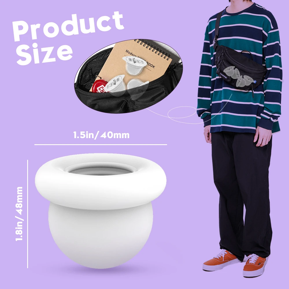 New Male Masturbator Vibrator Mini Soft Silicone Jelly Masturbator Cup Disposable Male Manual Transparent Male Masturbator