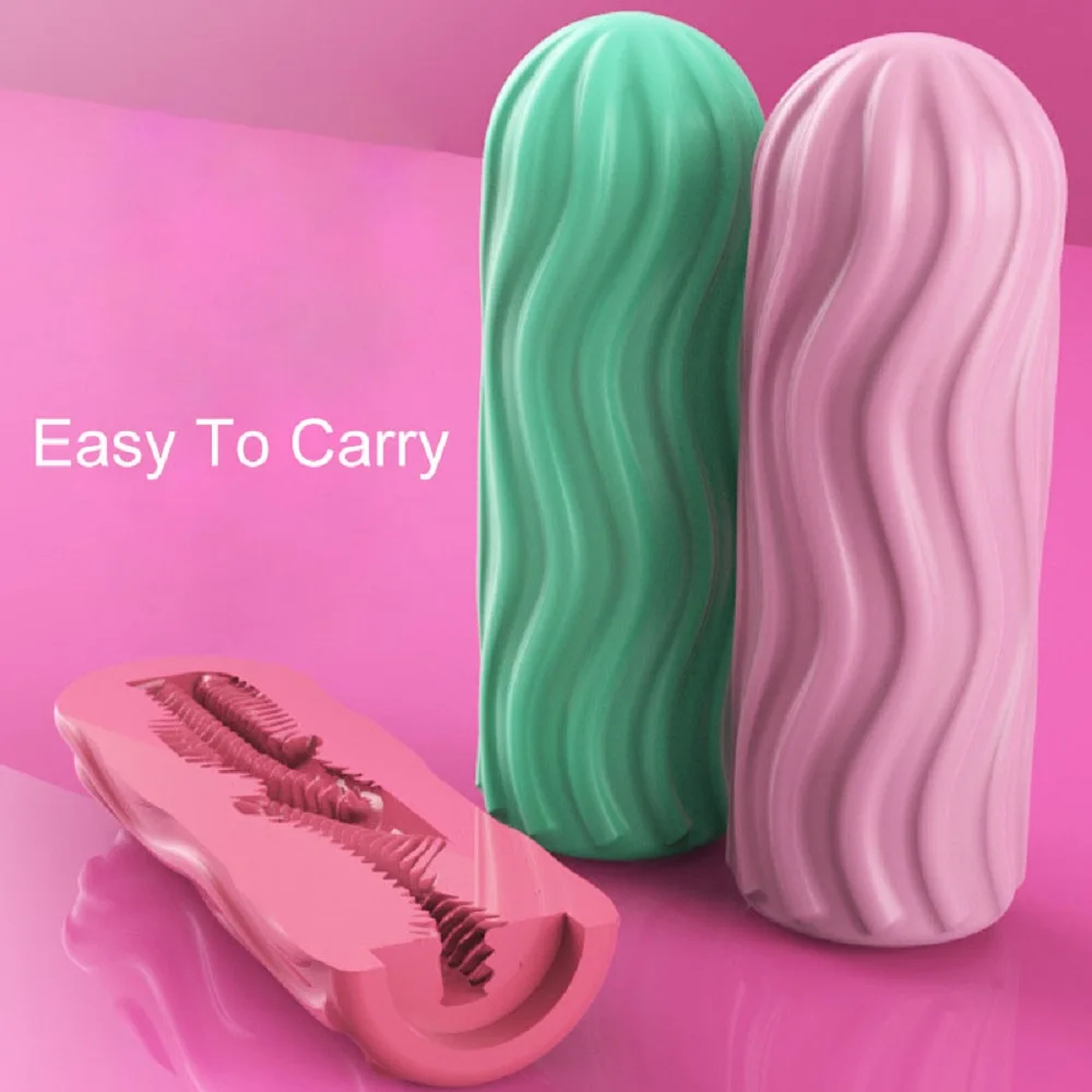 Male Masturbator Cup Manual Silicone Portable Sucking Soft Vagina Blowjob Pocket Toy Double-sided Masturbation Sex Toy for Men Male Masturbator Cup Manual Silicone Portable Sucking Soft Vagina Blowjob Pocket Toy Double-sided Masturbation Sex Toy for Men