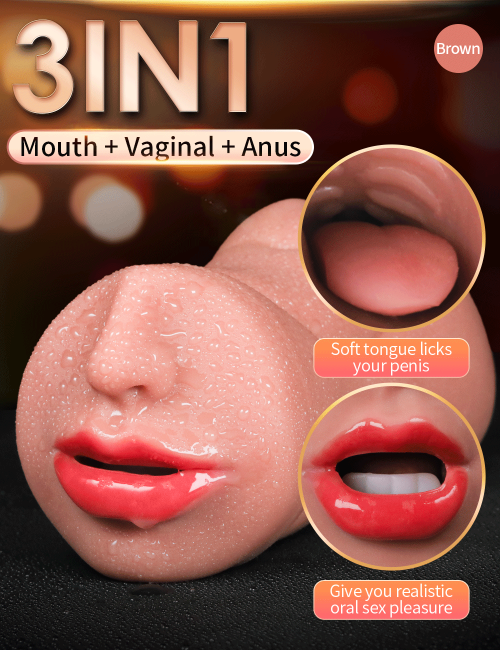 3 IN 1 Sex Toys Masturbation For Men Deep Throat Artificial Real Pussy Oral Male MasturbatorBlowjob Realistic Rubber Vagina 3 IN 1 Sex Toys Masturbation For Men Deep Throat Artificial Real Pussy Oral Male MasturbatorBlowjob Realistic Rubber Vagina