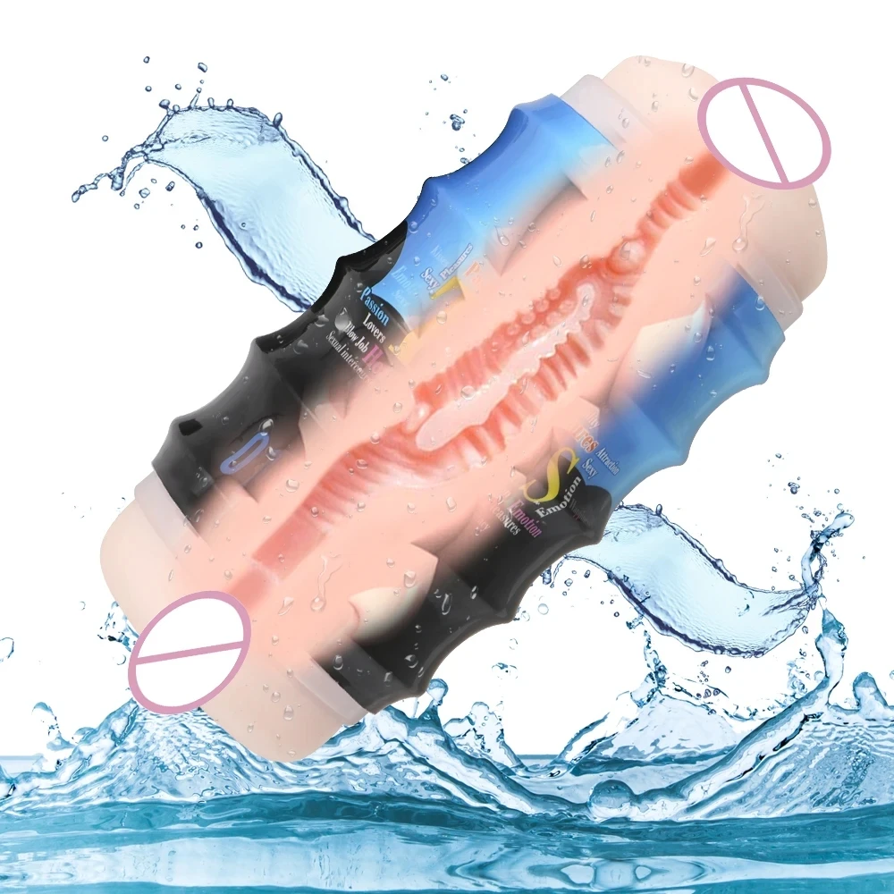 Realistic Pussy and Anal Male Masturbation Cup Artificial Vagina Sexual Function Trainer Sex Toys For Men Realistic Pussy and Anal Male Masturbation Cup Artificial Vagina Sexual Function Trainer Sex Toys For Men
