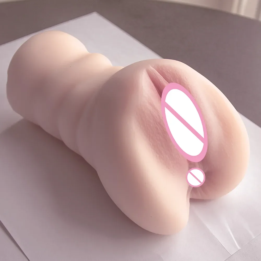 Male Masturbators Cup Artificial Vagina Realistic Vaginal Pocket Real Vagina Anal Soft Silicone/TPE Ass Sex Toy for Men